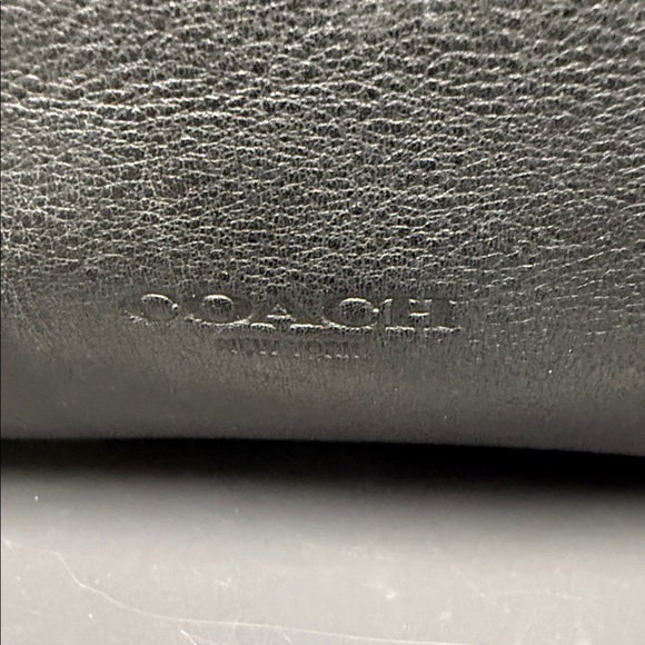 Coach Black and Tan Signature Tote - Picture 6 of 10